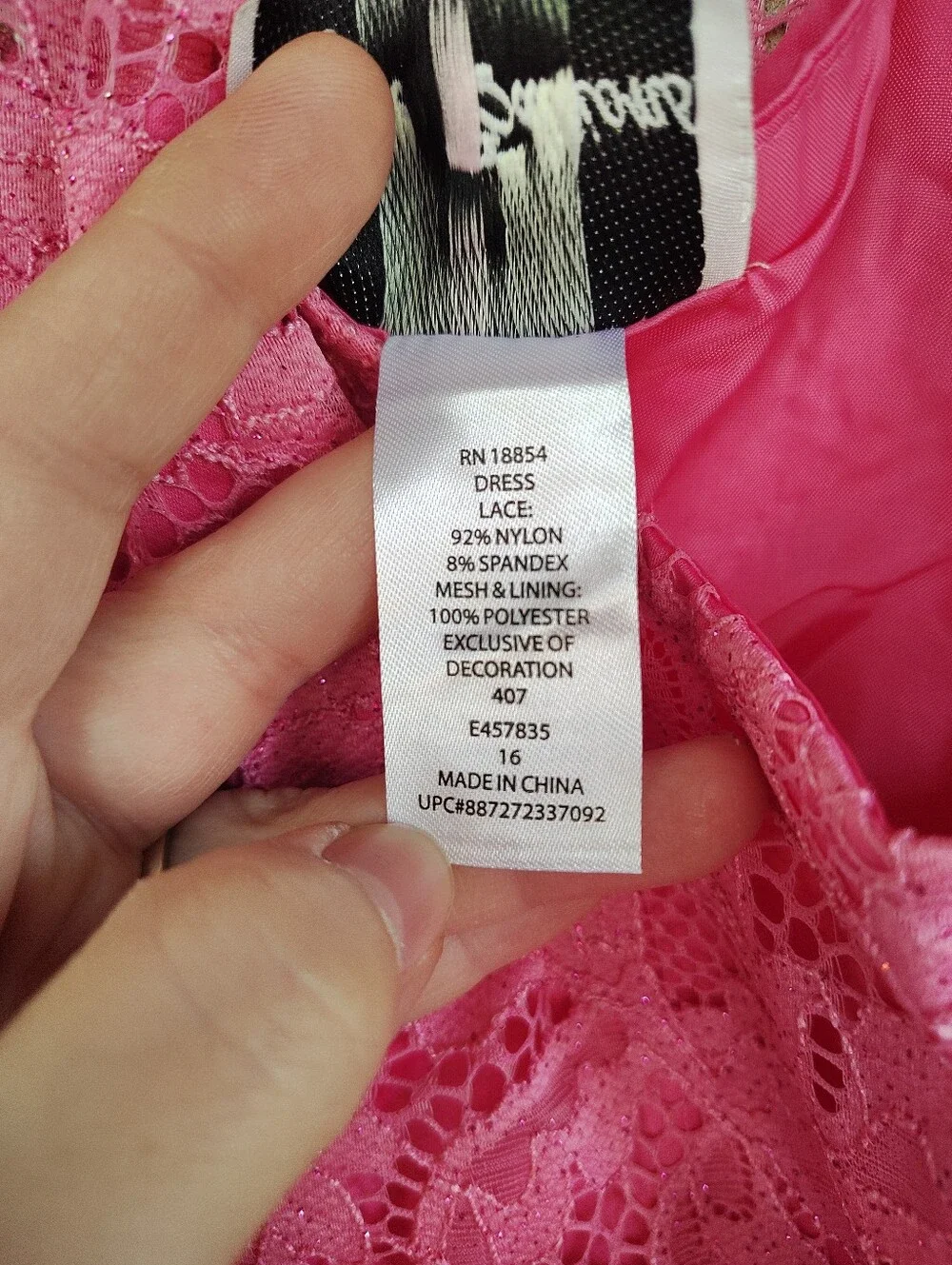 Rare Editions Girls Sz 16 Pink Glitter Lace Tiered Mesh Maxi Dress NWT Holiday
